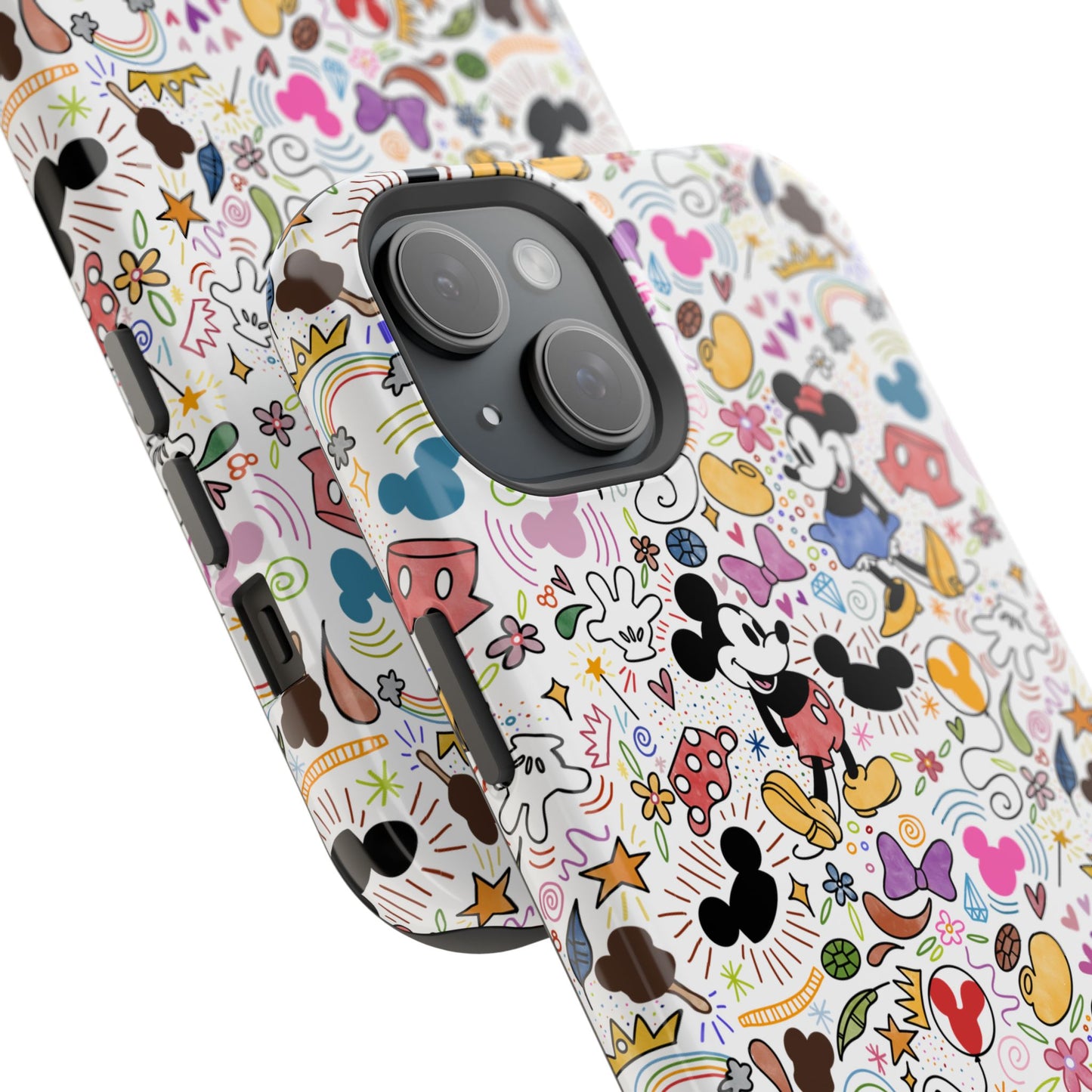 Doodlebug Mickey and Minnie MagSafe Tough iPhone Case