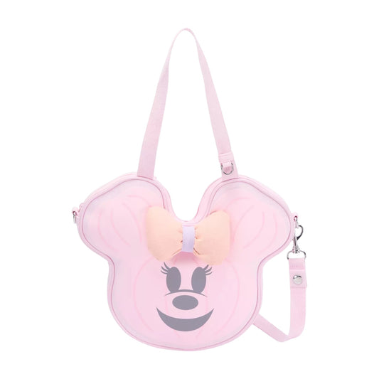 Disney Minnie Mouse “Hey Boo” Big Face Tote Bag – Halloween Pastel Ghost Collection 🎀🎃👻✨