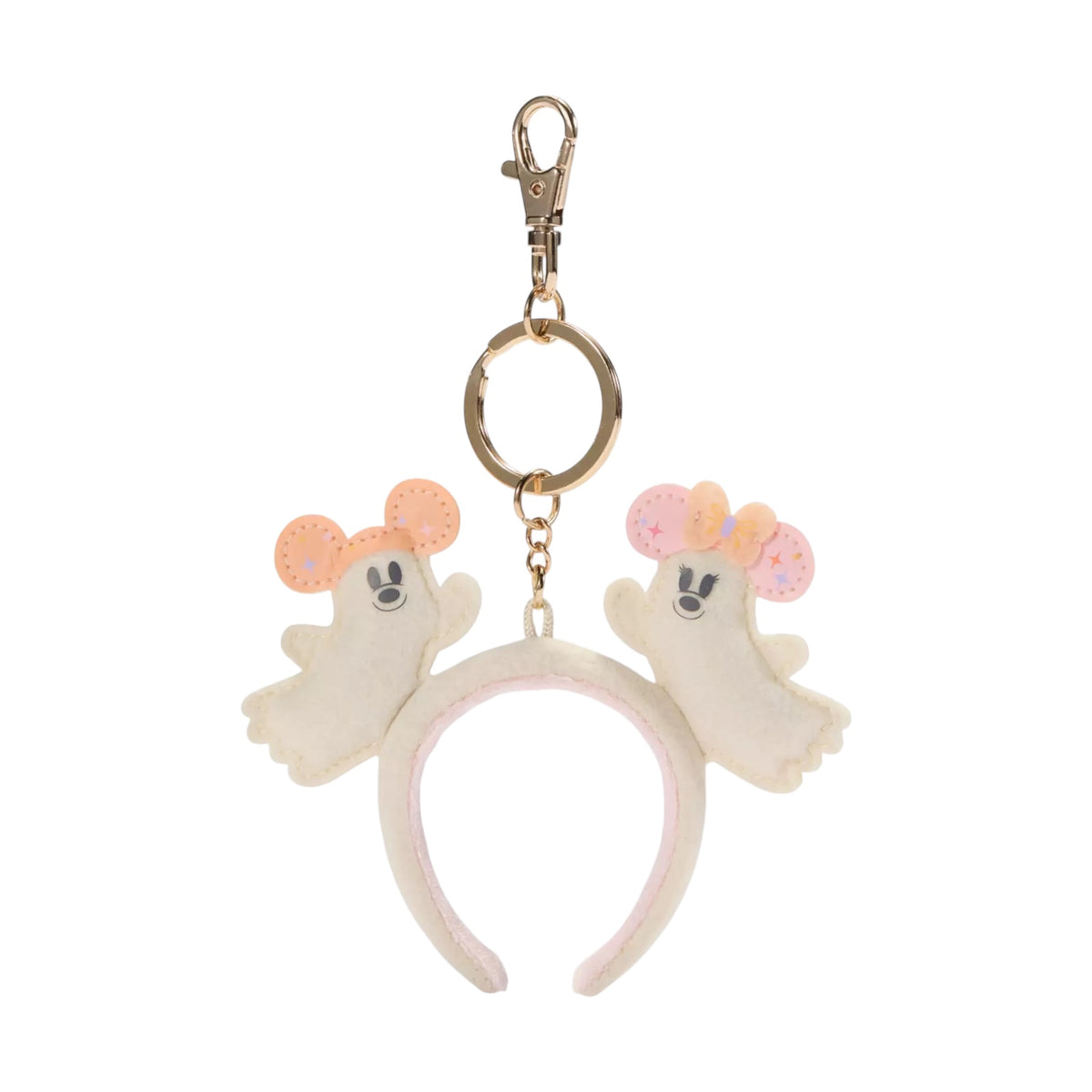 Mickey and Minnie Mouse Cutie Ghost Headband Bag Charm