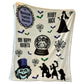 Haunted Mansion & Nightmare Before Christmas Double Sided Throw Blanket