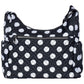 Lug Camper SE Crossbody Bag – Black with White Polka Dots 🖤⚪✨