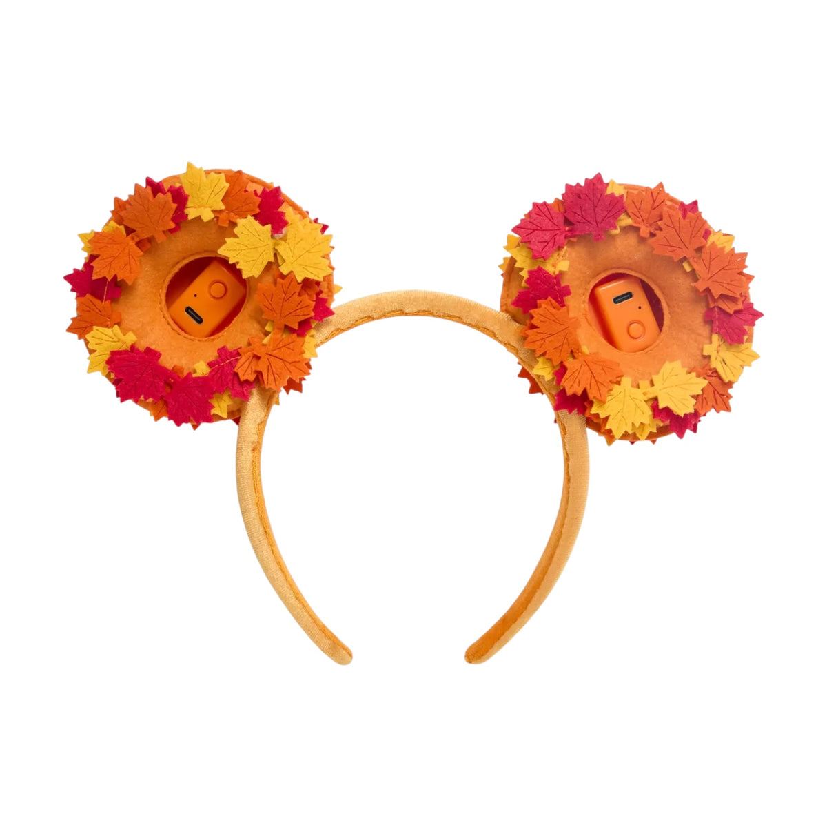 Mickey Mouse Light-Up Jack-o'-Lantern Wreath Ear Headband 🎃✨