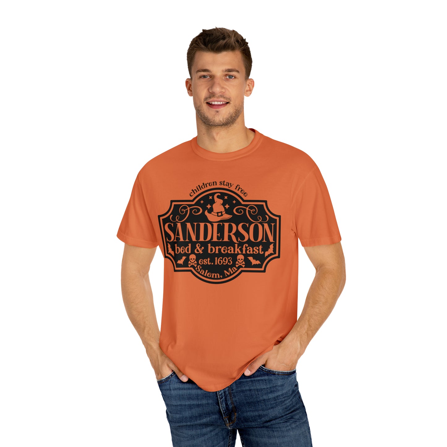 Sanderson Sisters Bed and Breakfast Unisex Garment-Dyed T-shirt