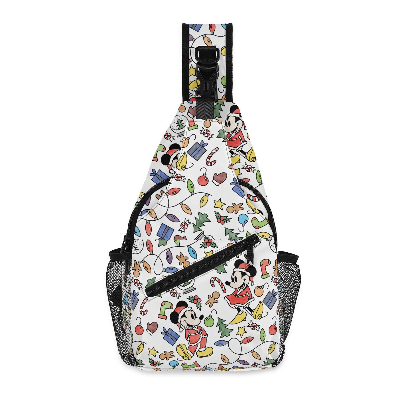 Very Merry Christmas Mouse All-Over Print Sling Bag