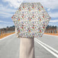 Very Merry Christmas Mouse Lightweight Auto Open & Close Umbrella Printing Outside