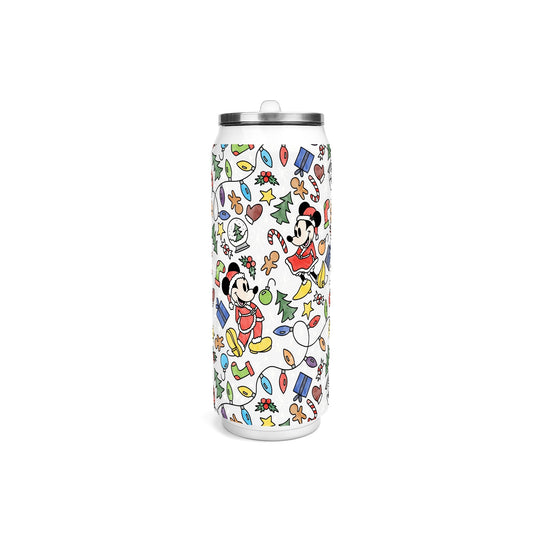 Very Merry Christmas Mouse 500ml Stainless Steel Cola Can Shaped Coke Cups Travel Tumbler