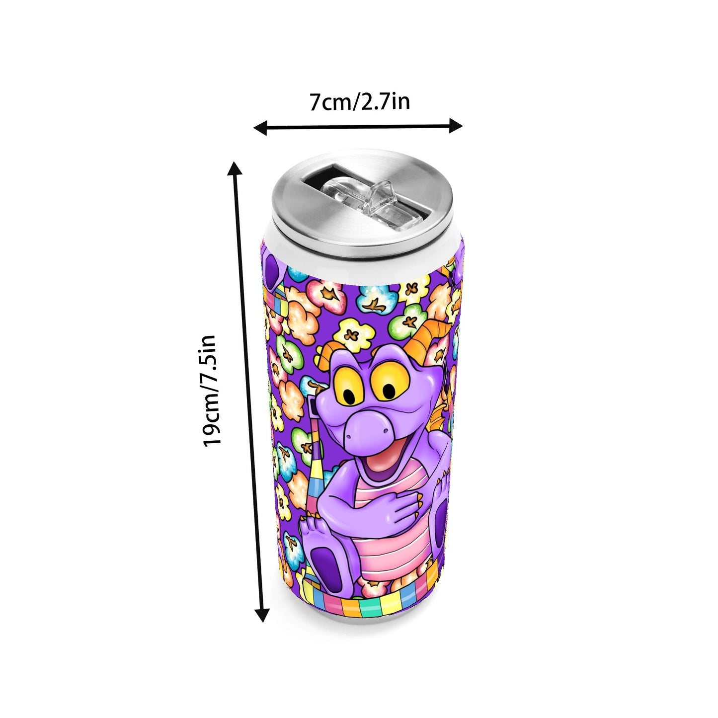 One Little Spark 500ml Stainless Steel Cola Can Travel Tumbler - Dishwasher Safe