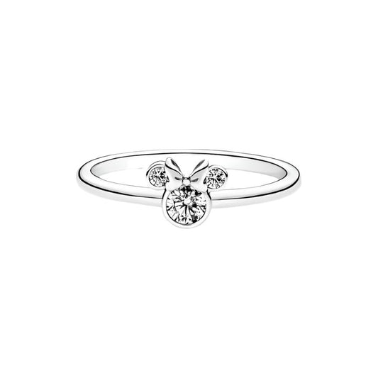 Minnie Mouse Sparkling Head Pandora Ring