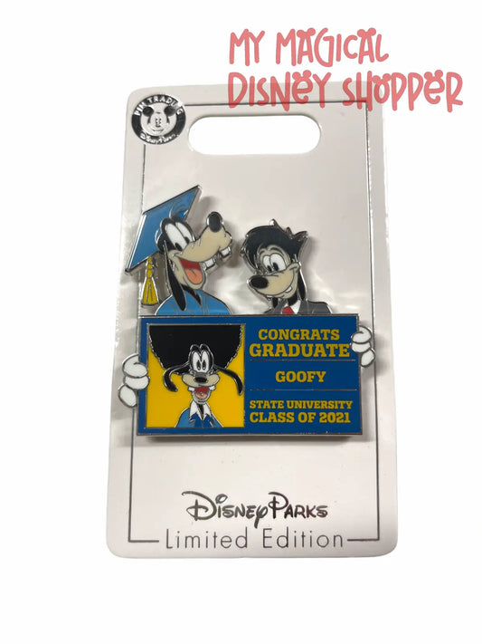 2021 Graduation Goofy & Max Graduation Pin - LE 4000