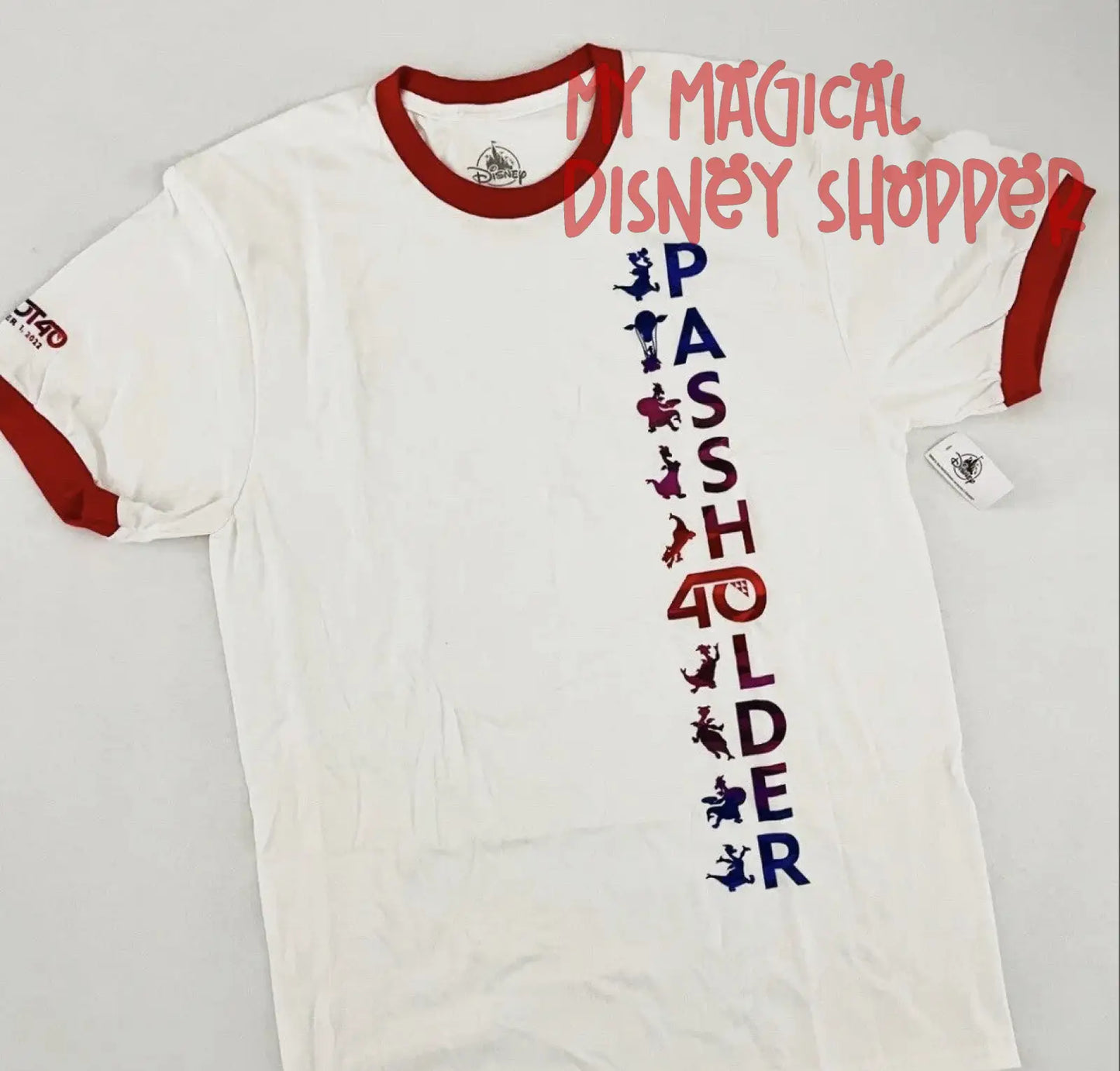 EPCOT 40th Anniversary Figment Annual Passholder Ringer Shirt – Disney Parks Shirt 🐉💜