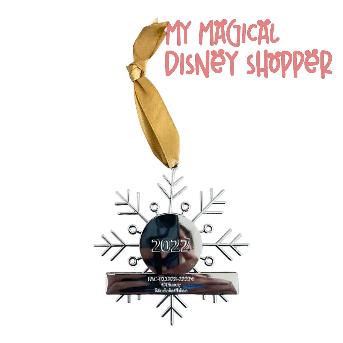 2022 Mickey's Very Merry Christmas Party 50th Snowflake Exclusive Ornament