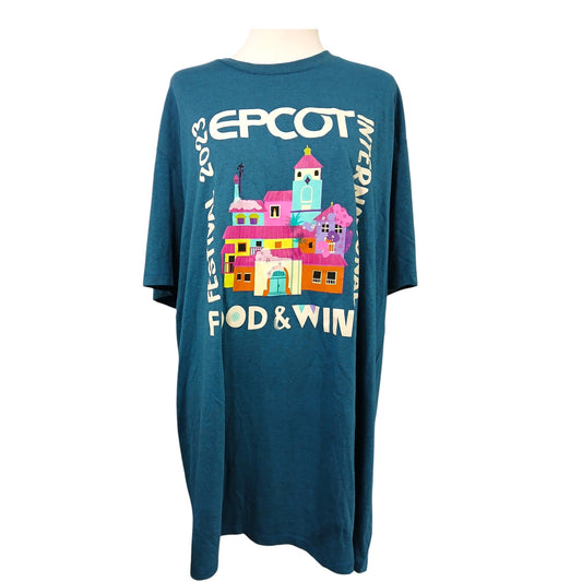 2023 EPCOT International Food & Wine Festival T-Shirt – Size 2XL 🍷🌐✨