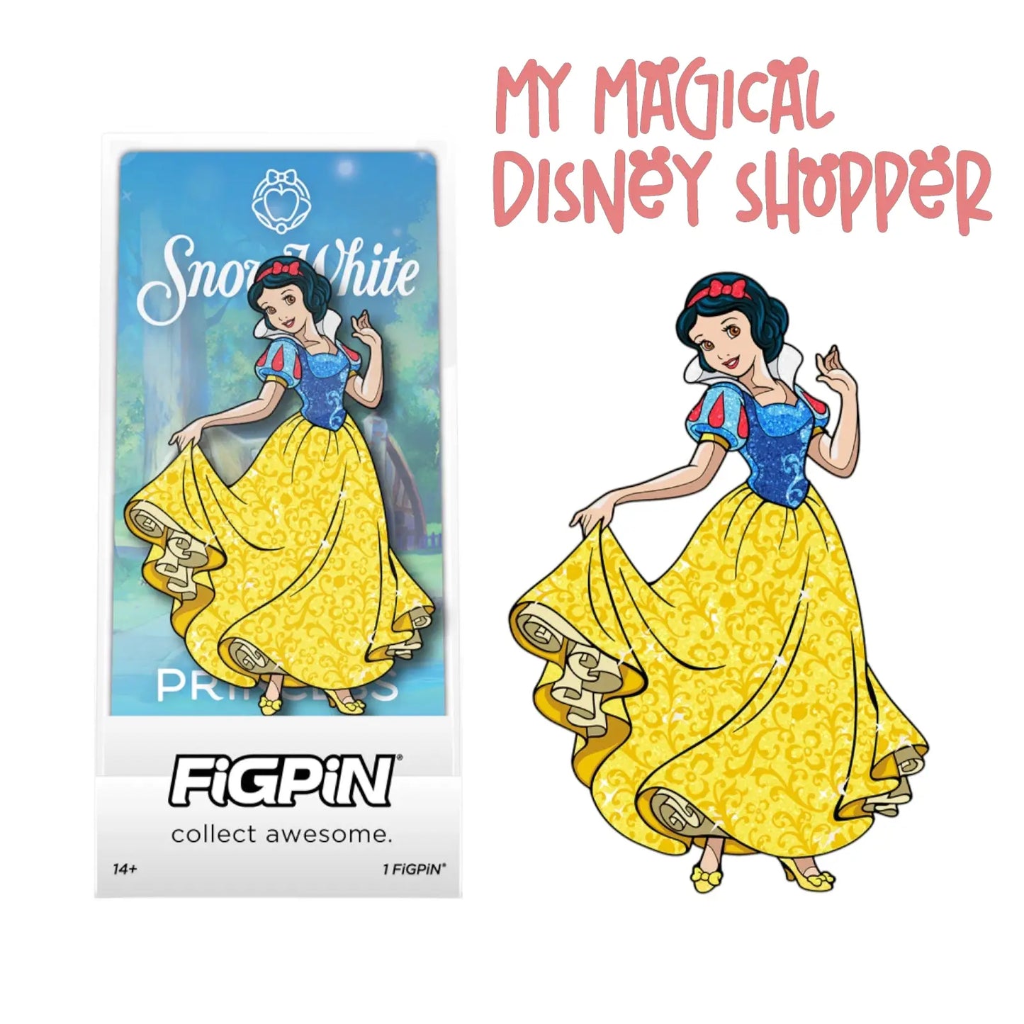 2024 D23 Expo Snow White Figpin - Limited Edition 500