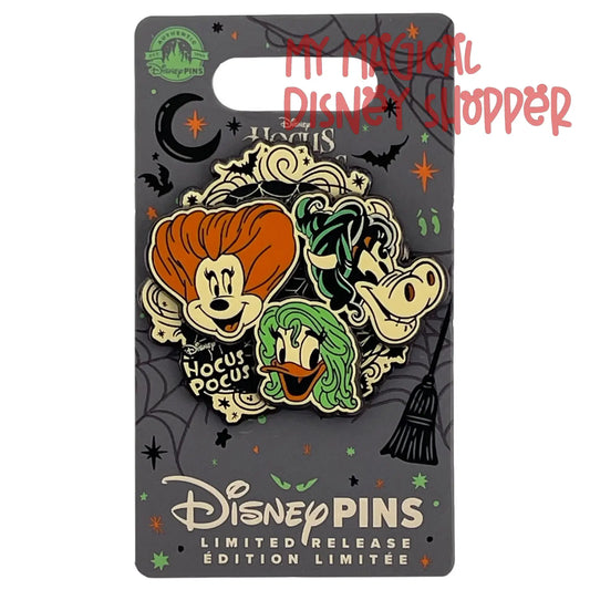 2024 Disney Parks Hocus Pocus Minnie Daisy Clarabelle Sanderson Sisters Pin