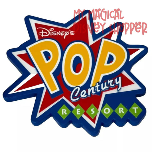 Pop Century Resort Logo Refrigerator Magnet