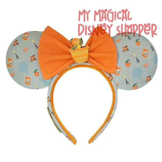 2024 Epcot Flower and Garden Orange Bird Disney Minnie Ear Headband