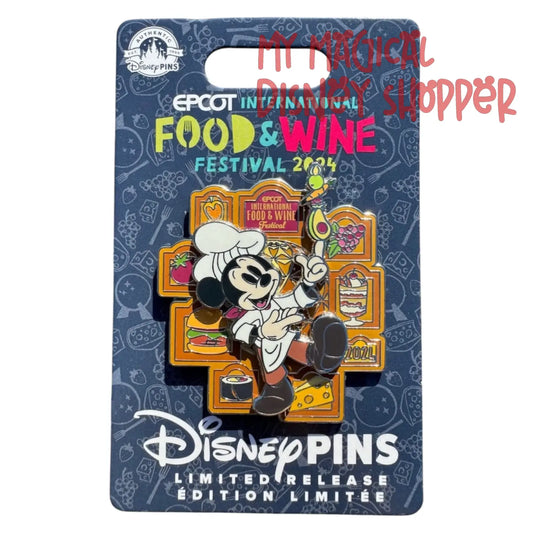 2024 Epcot International Food & Wine Festival Chef Mickey Pin