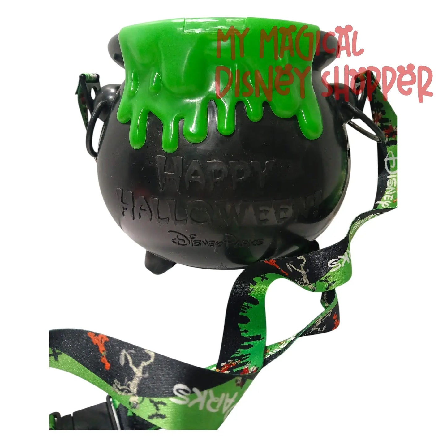2025 Cauldron Premium Halloween Disney Souvenir Popcorn Bucket- No Light Function