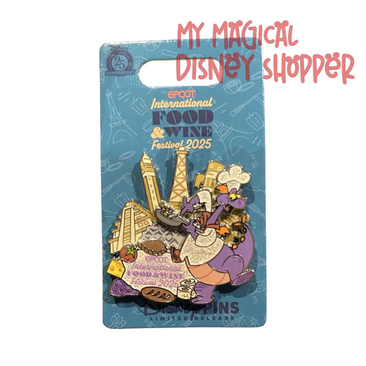 2025 Epcot Food And Wine Festival Chef Figment Pin