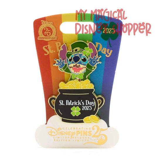 2025 Pot O'Gold Stitch St. Patrick's Day Pin