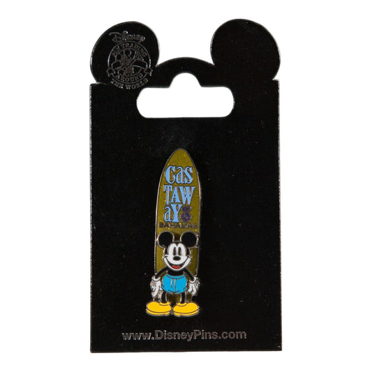 Castaway Cay Surfboard Mickey Disney Cruise Line Pin