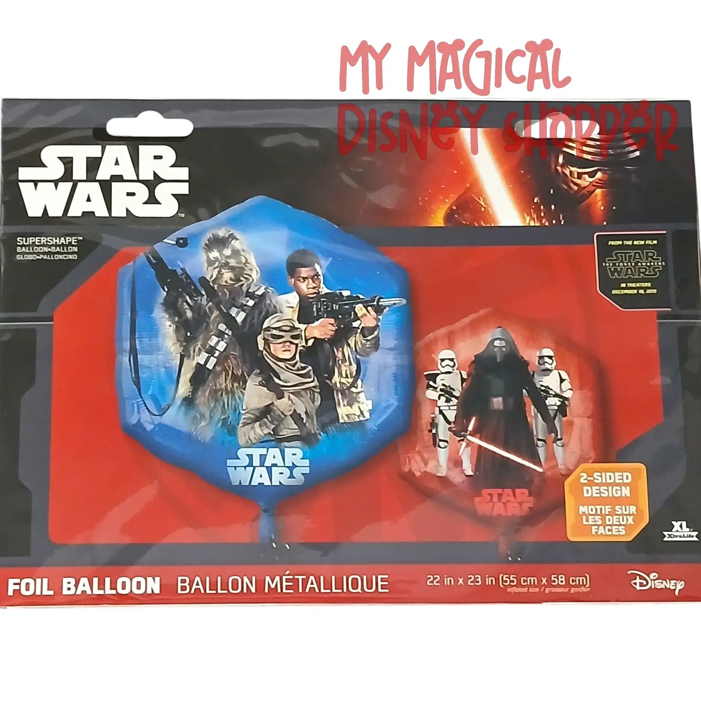 23" Star Wars Two-Sided Foil Balloon