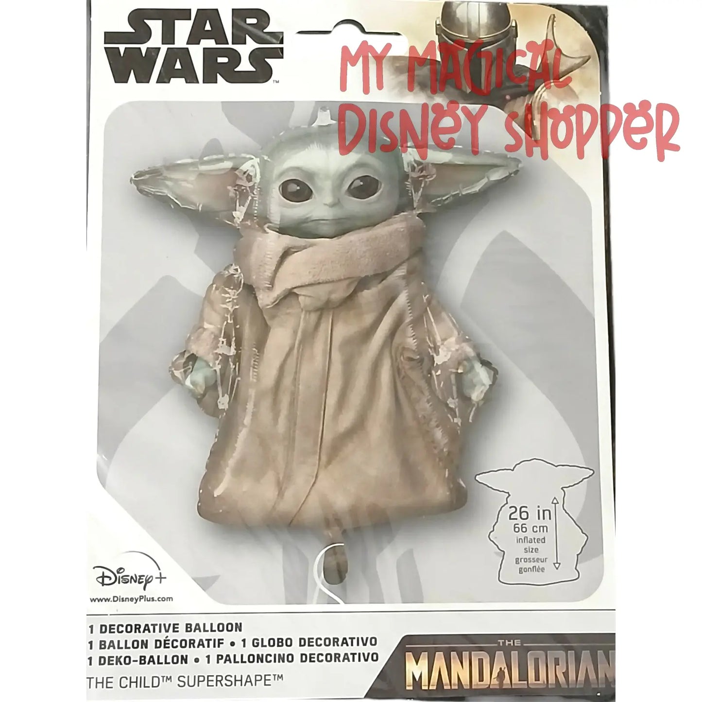 26" Supershape Star Wars The Child from The Mandalorian Foil Balloon