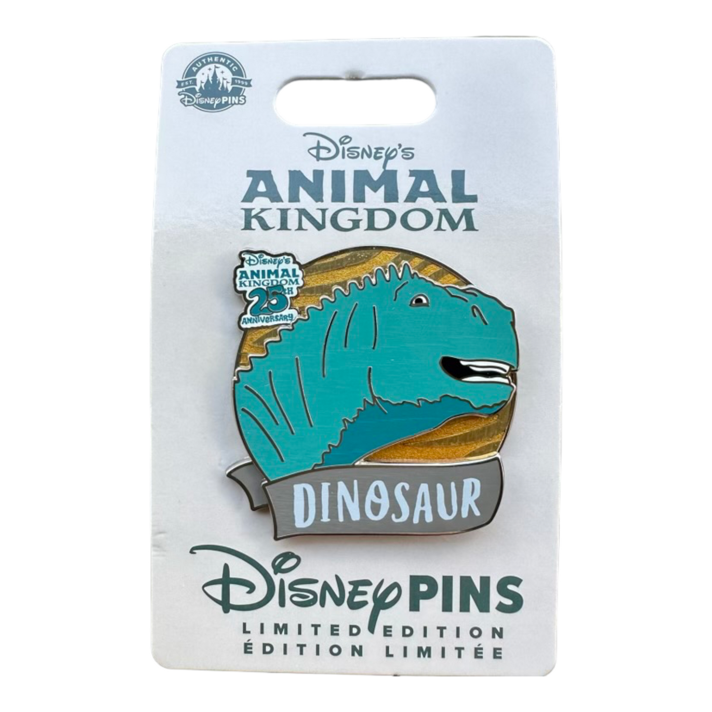 Dinosaur Ride Animal Kingdom 25th Anniversary Disney Pin