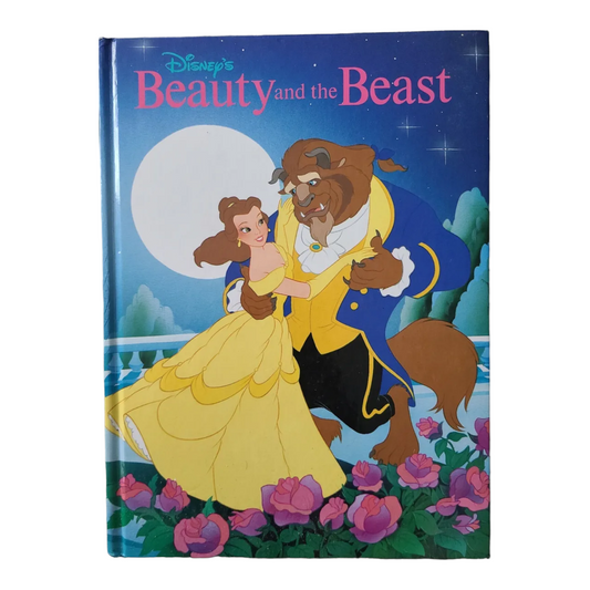 Hardcover Beauty And The Beast Book Disney 1st Edition - Vintage 1991