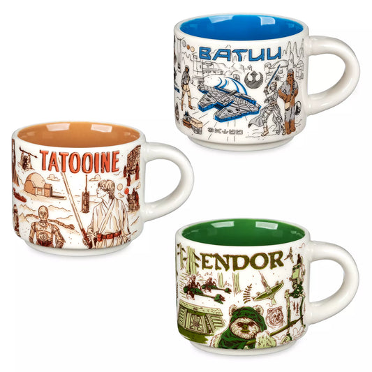 Tatooine, Endor and Batuu Starbucks Mug Ornament Set – Been There Series
