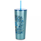 Shimmering Blue Magic Kingdom Starbucks Metal Tumbler