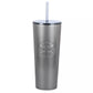 EPCOT Stainless Steel Starbucks Tumbler with Straw