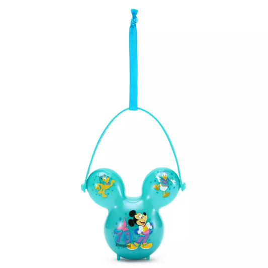 Mickey Mouse and Friends Balloon Light-Up Popcorn Bucket Ornament – Disneyland 70th Anniversary