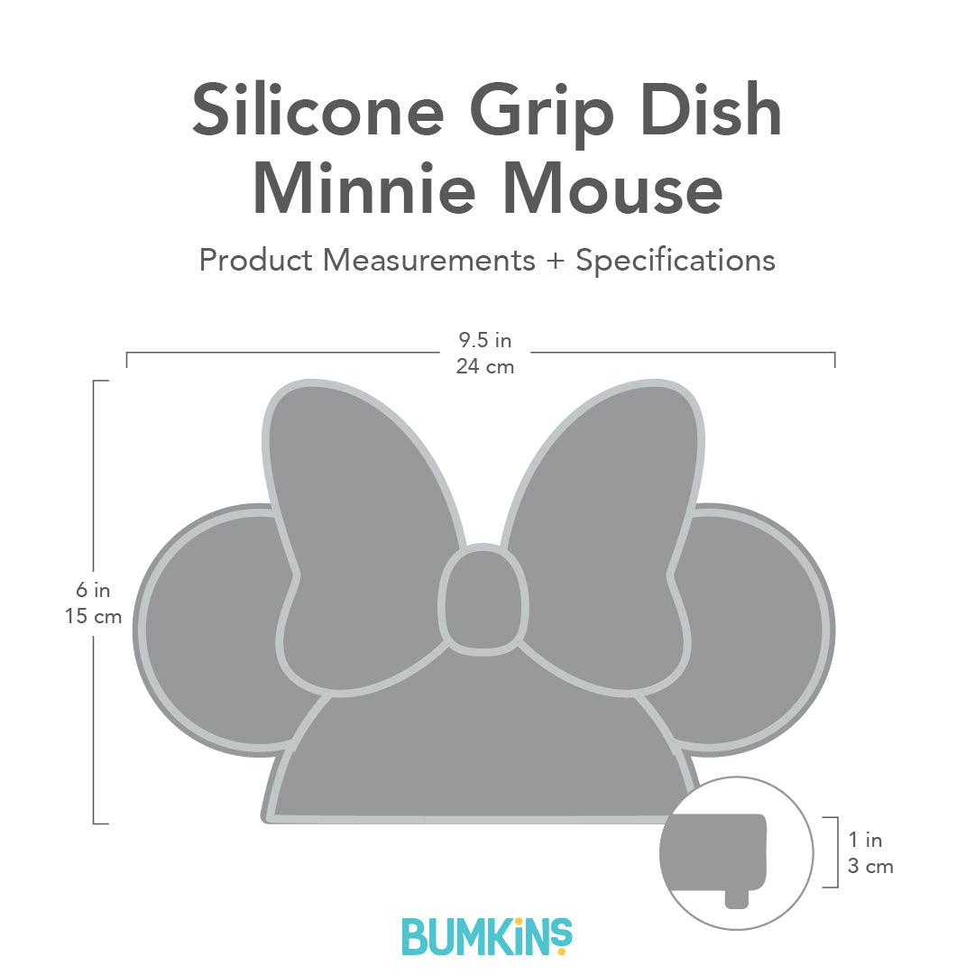 Minnie Mouse Silicone Grip Dish