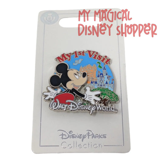 4 Parks My First Visit Mickey Mouse Disney Pin