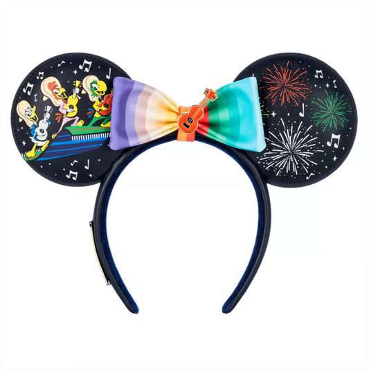 The Three Caballeros Glow-in-the-Dark Loungefly Ear Headband with Removable Bow – EPCOT