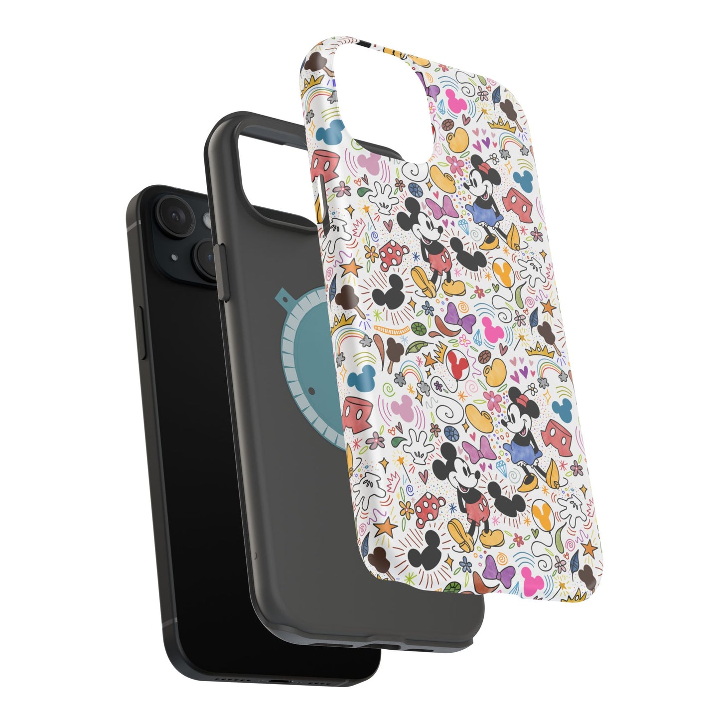 Doodlebug Mickey and Minnie MagSafe Tough iPhone Case