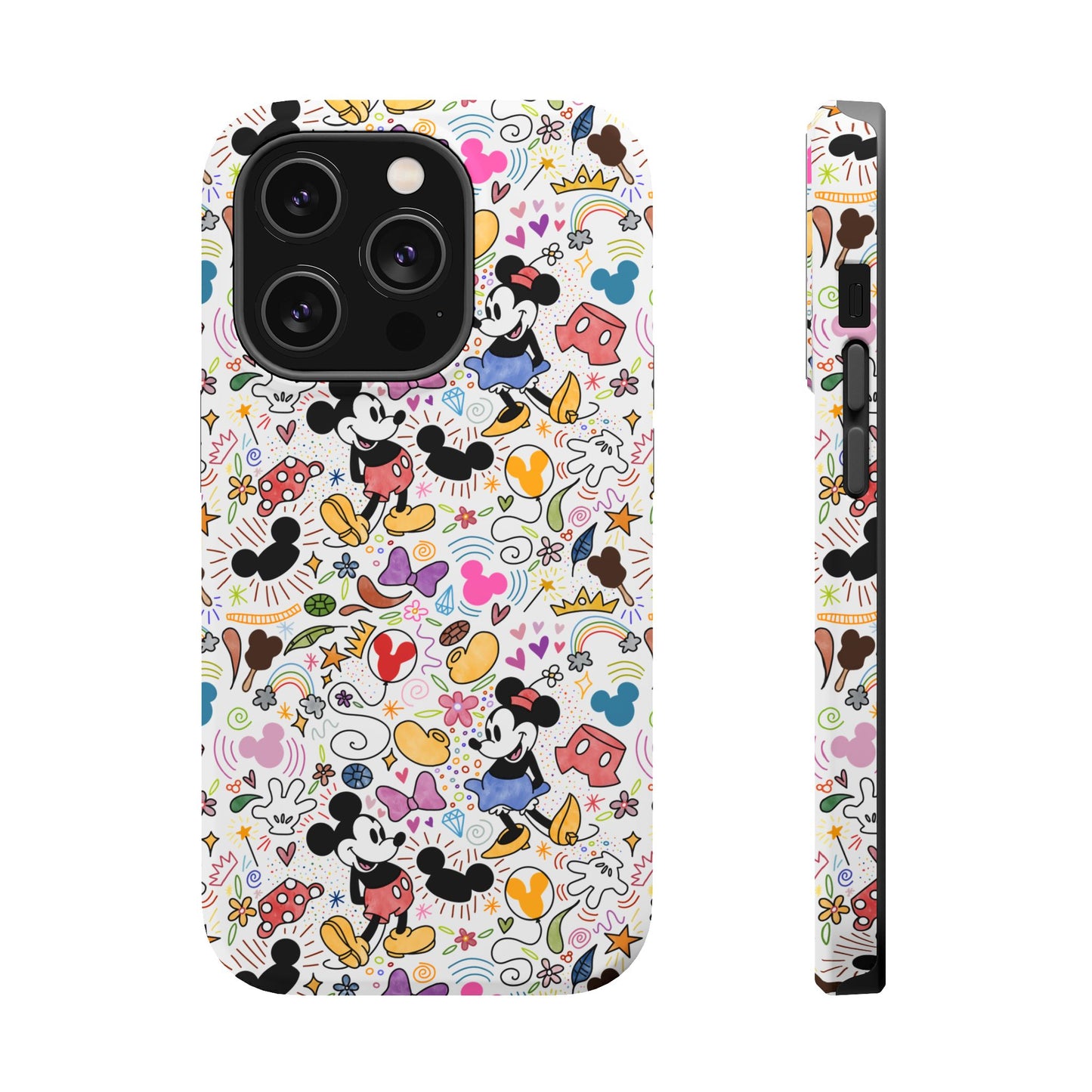 Doodlebug Mickey and Minnie MagSafe Tough iPhone Case