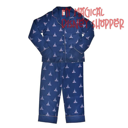 50th Celebration Walt Disney World PJ Pajama Set - Castle Collection