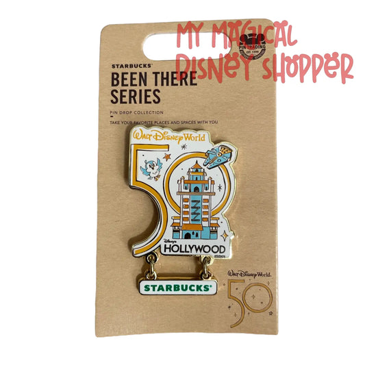 50th Hollywood Studios Starbucks Disney Been There Series Pin