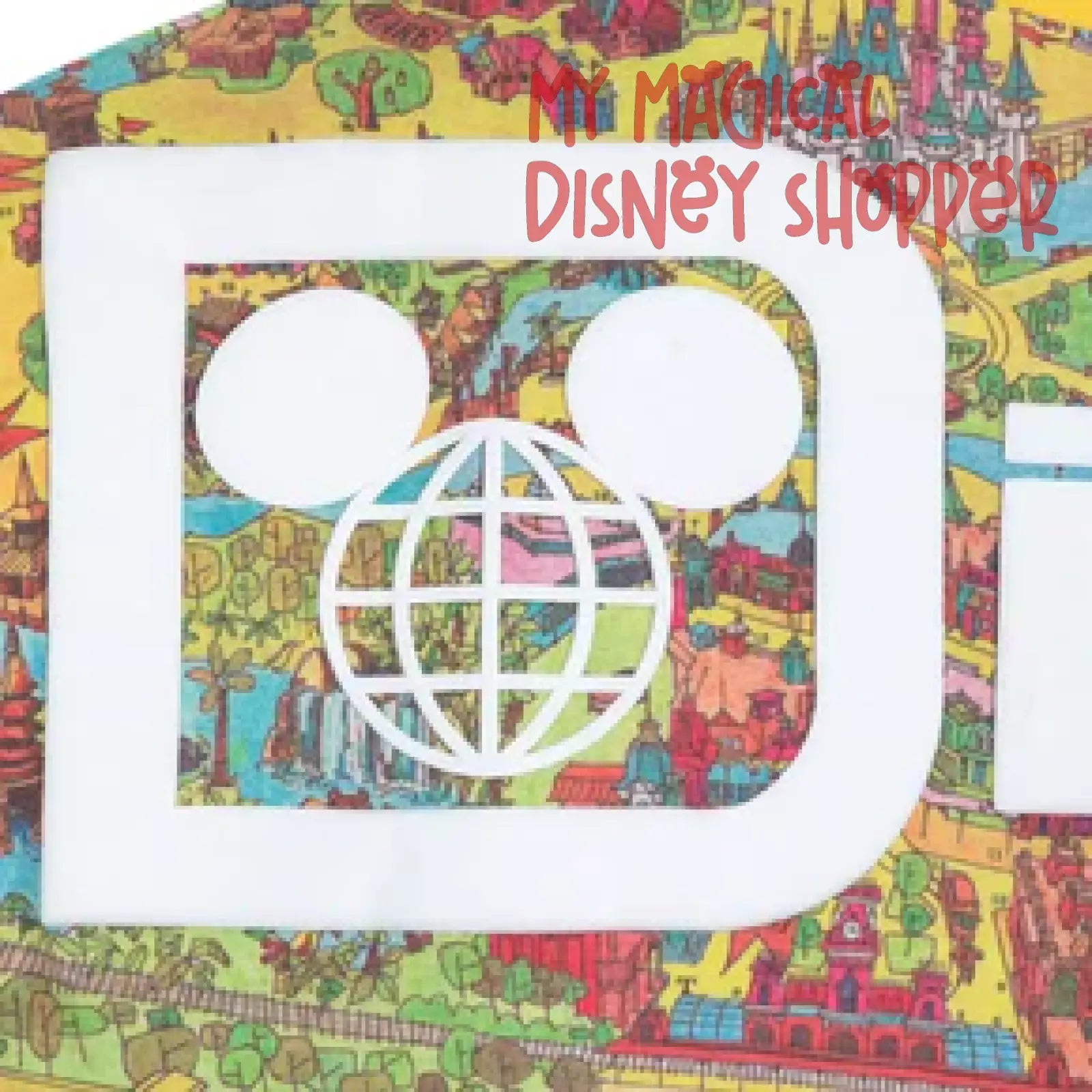 50th Walt Disney World Retro Map Spirit Jersey for Adults