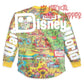50th Walt Disney World Retro Map Adult Spirit Jersey Vault Collection