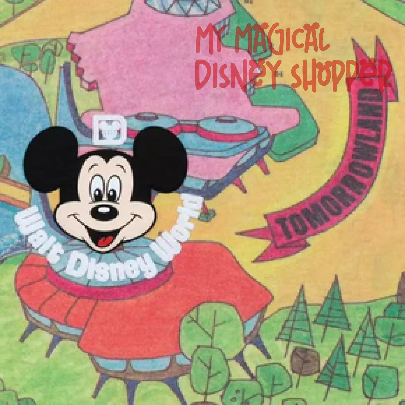 新品未使用 スピリットジャージ ディズニーWDW50周年 地図 レトロマップ 50th Walt Disney World Retro Map Spirit Jersey for Adults