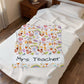 Back to School Mouse Friends Velveteen Plush Blanket — Rainbows & Magic 🌈✨