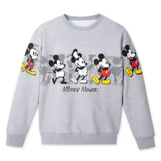 Mickey Mouse Through the Years Pullover Sweatshirt for Adults – Exclusive