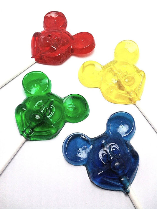 MOUSE LOLLIPOPS: RED / STRAWBERRY