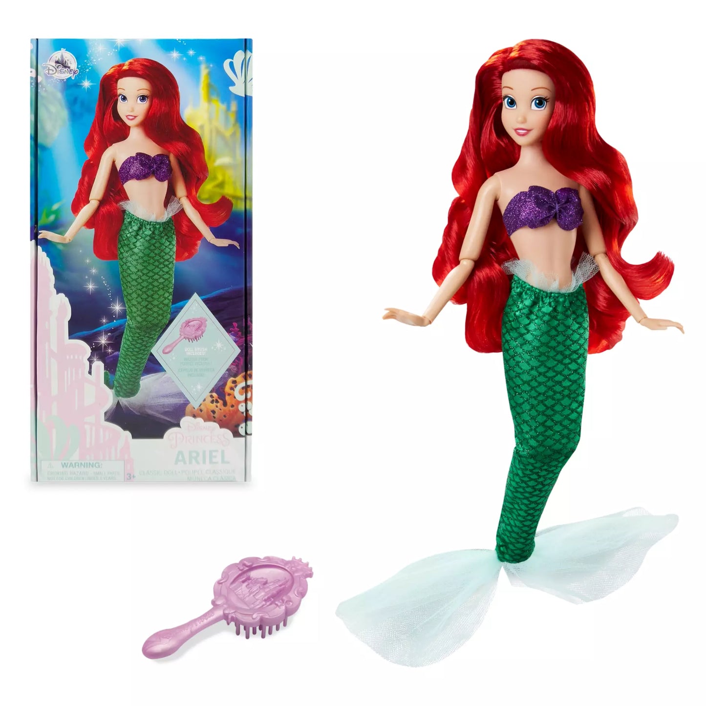 Ariel Classic Doll – The Little Mermaid – 11 1/2''