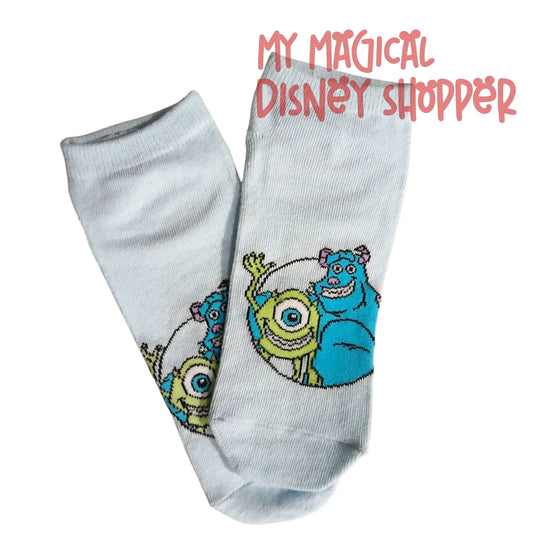 Monsters, Inc. Trainer Socks – Disney Pixar Adult Socks Size 4–10 👾🧦✨