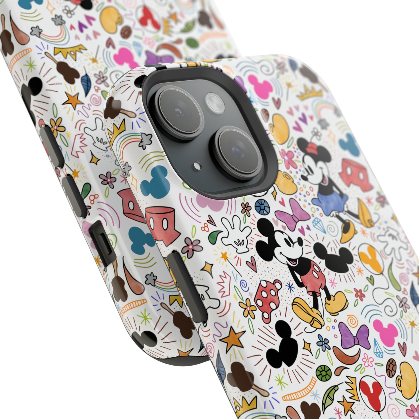 Doodlebug Mickey and Minnie MagSafe Tough iPhone Case