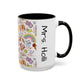 Back to School Mouse Friends Accent 11 / 15oz Dishwasher Safe Mug — Rainbows & Magic ☕🌈✨